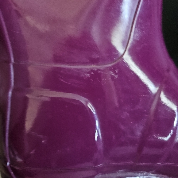 Hunter Tall Glossy Violet Rain Boots Sz 5 - Picture 12 of 15